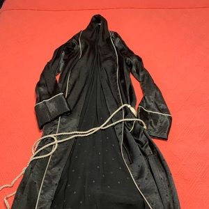 Victoria Secret black silk Robe